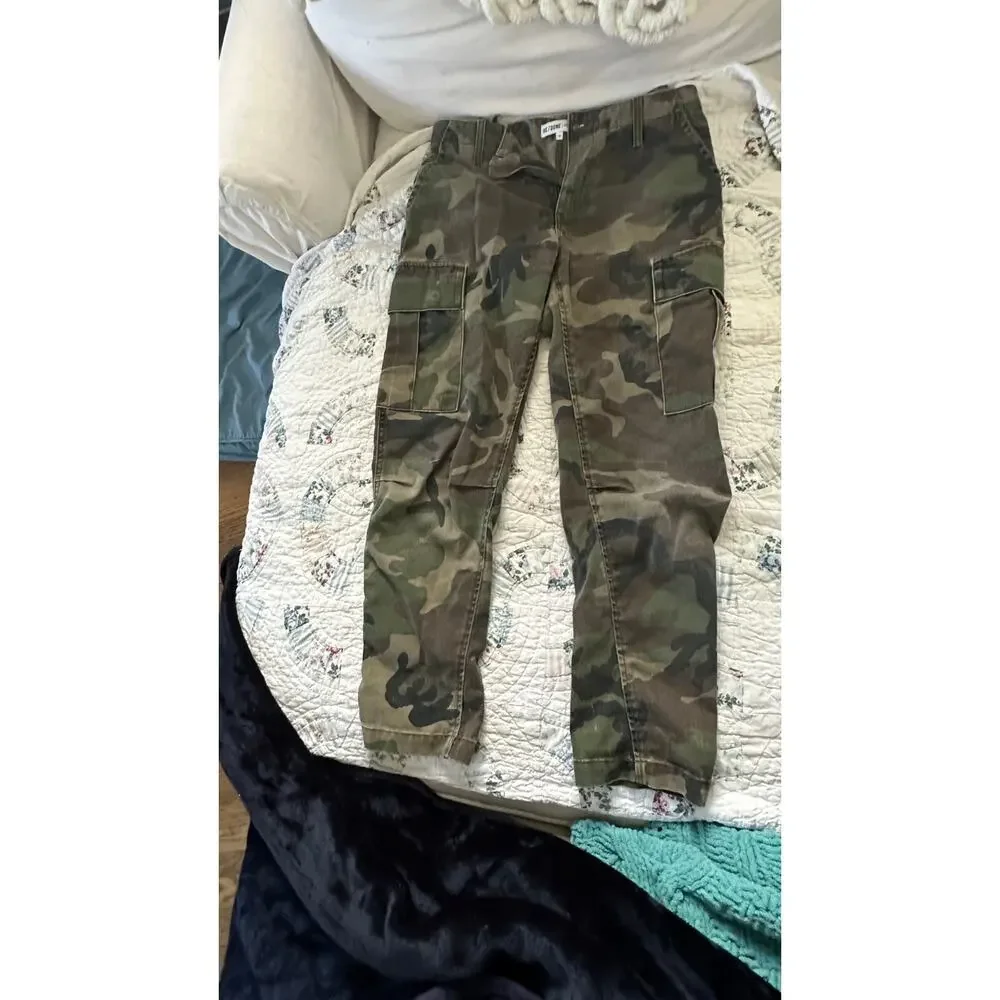RE/DONE ORIGINALS CAMO CAMOUFLAGE CARGO PANTS 26 - Picture 4 of 6
